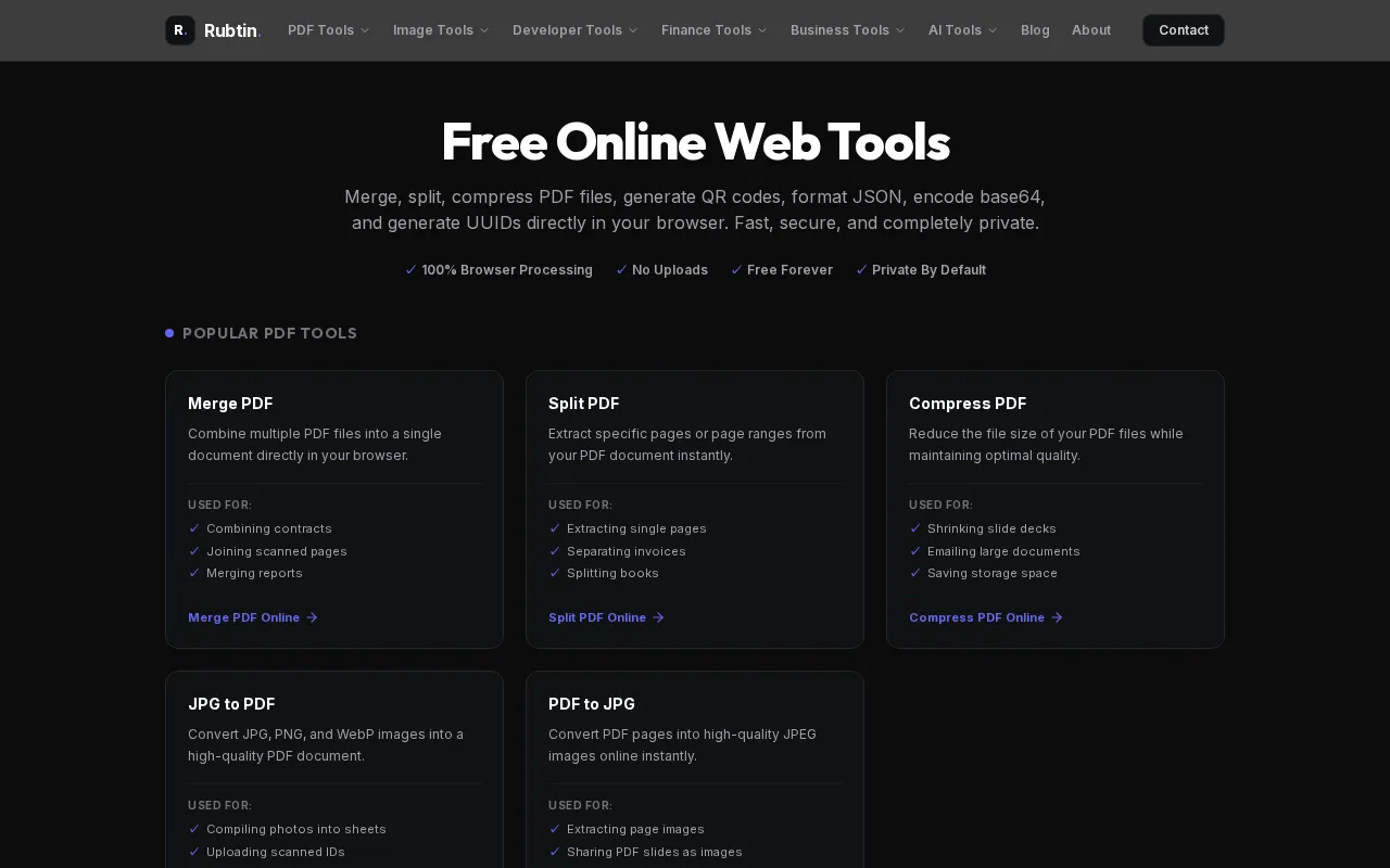Rubtin — preview screenshot