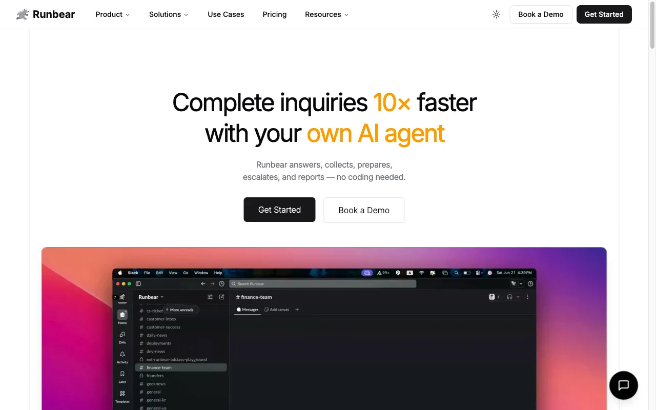 Runbear — preview screenshot