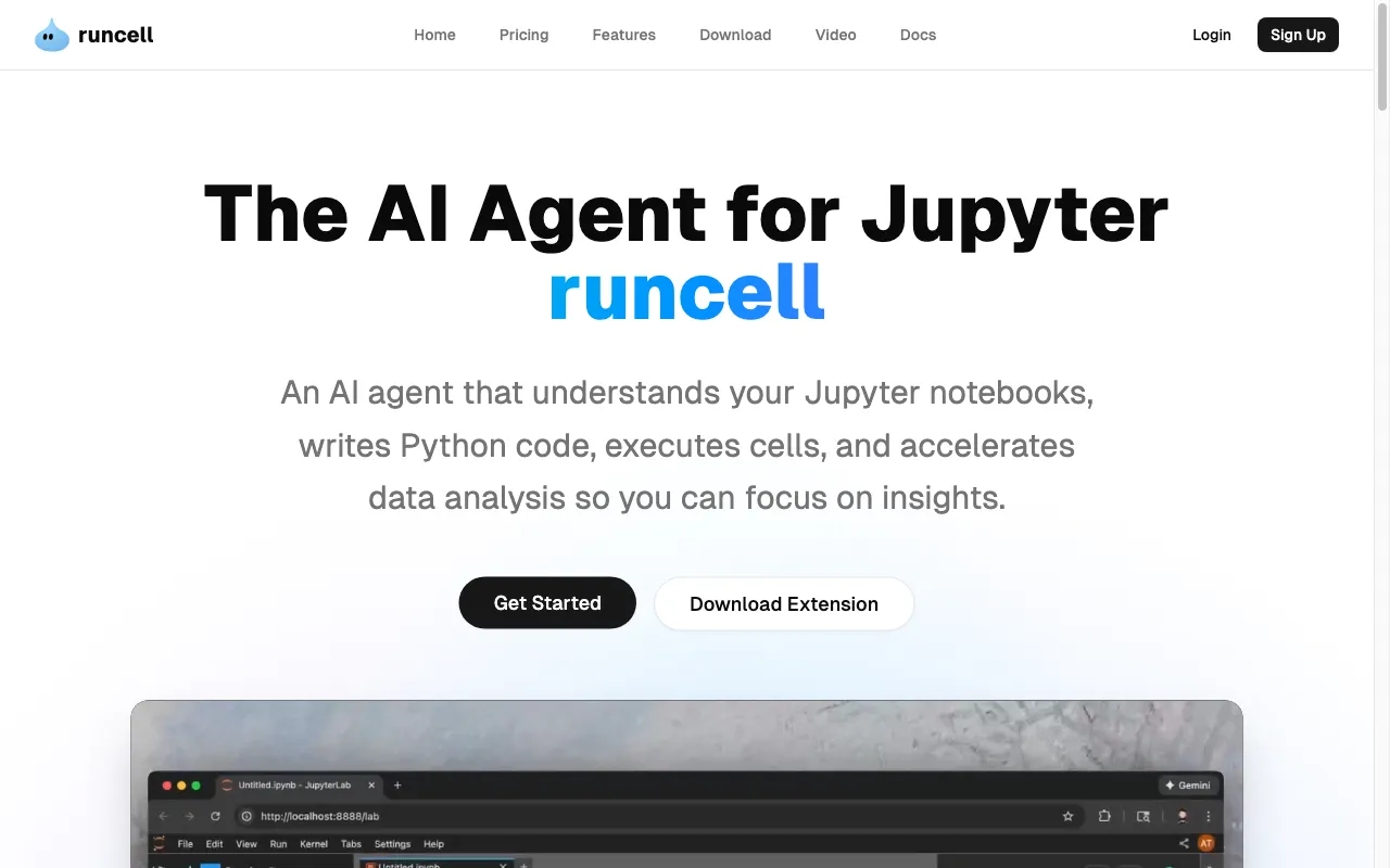 Runcell — preview screenshot