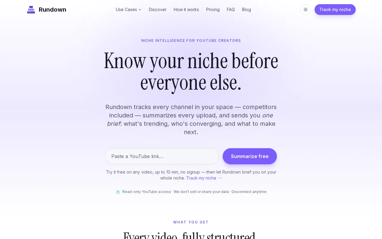 Rundown — preview screenshot