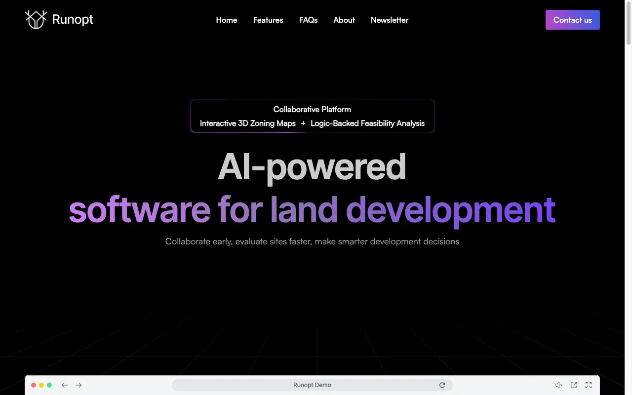 Runopt — preview screenshot