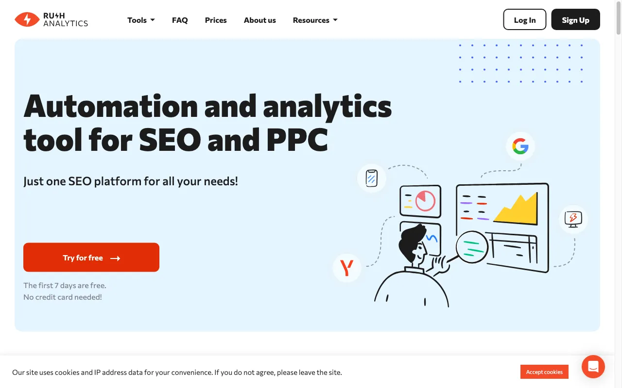 Rush Analytics — preview screenshot