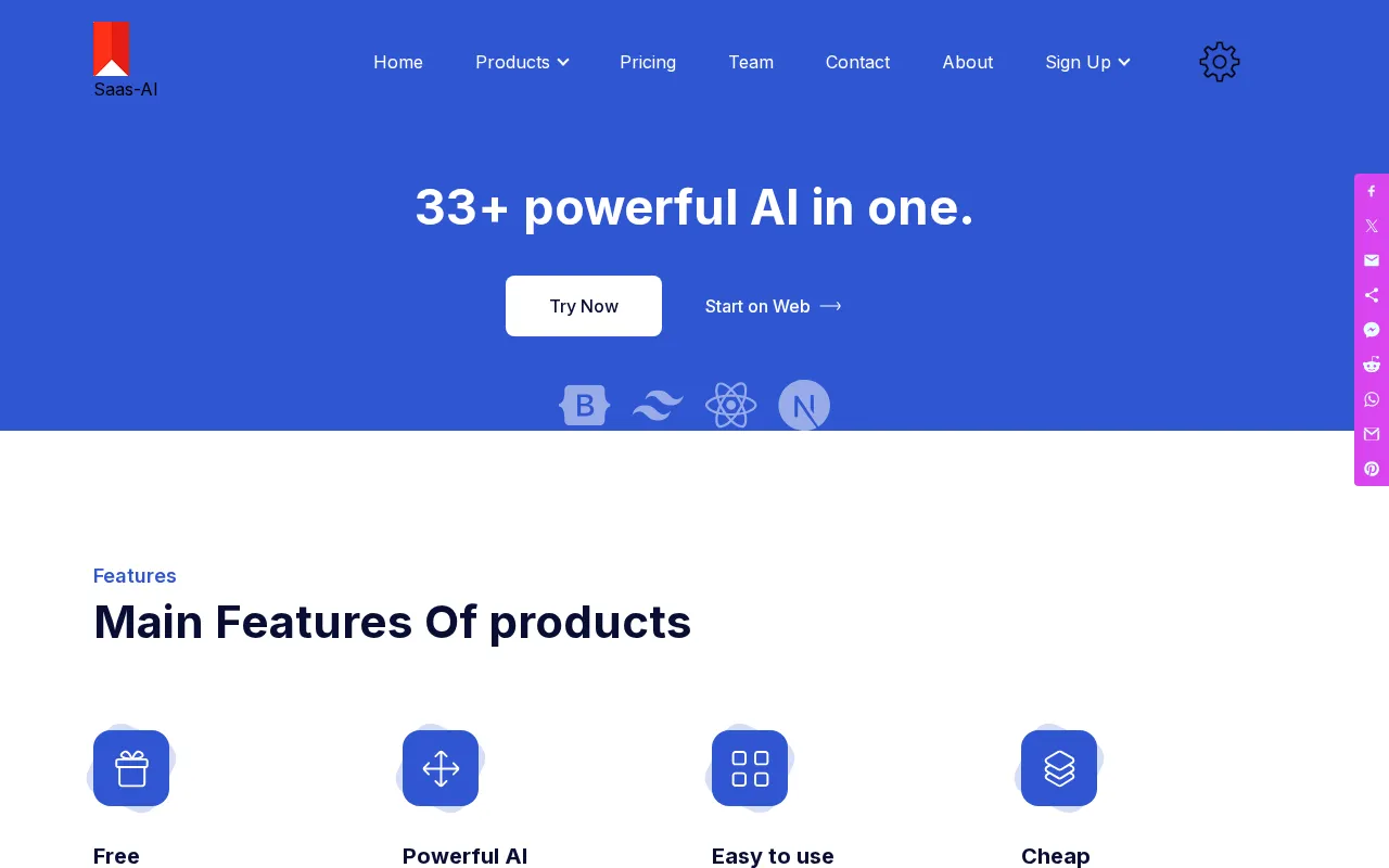 Saas-AI — preview screenshot