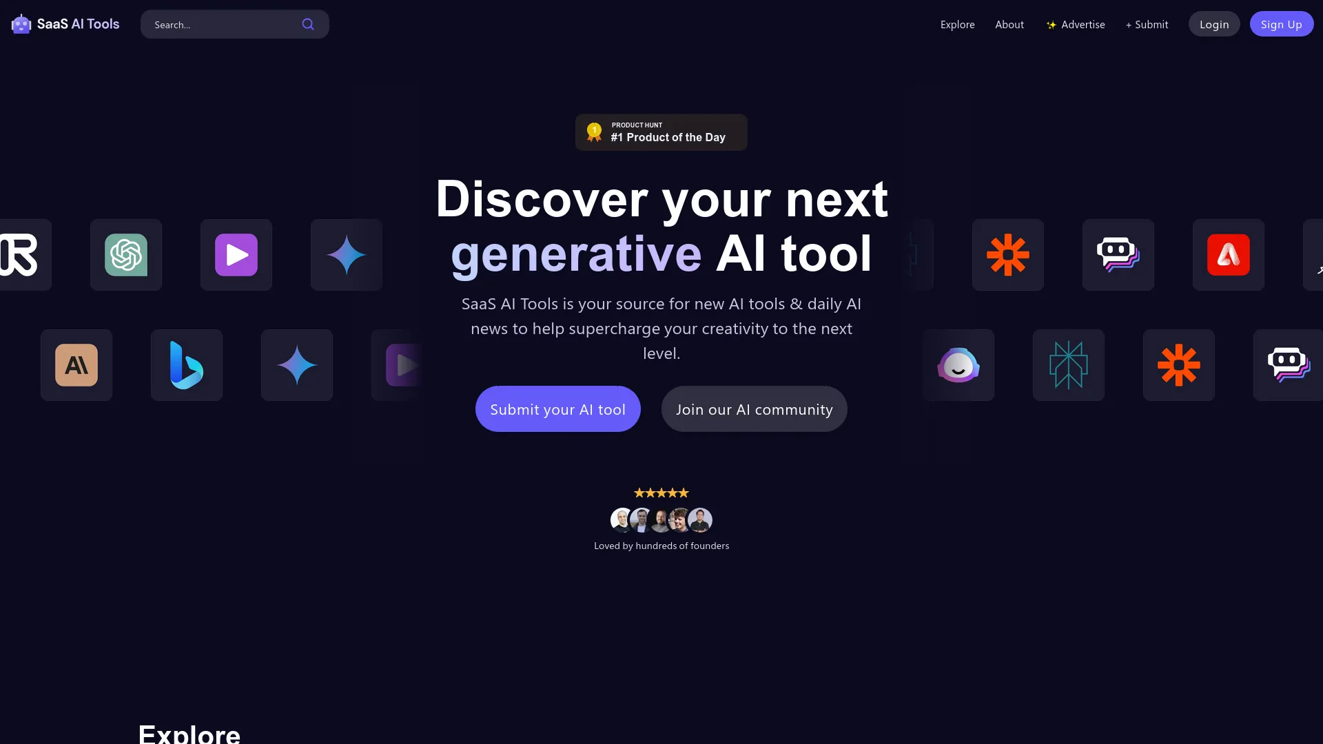 SaaS AI Tools — preview screenshot