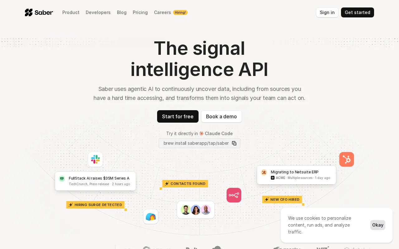 Saber — preview screenshot
