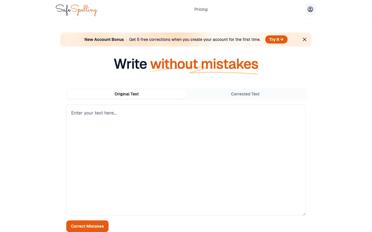 SafeSpelling — preview screenshot