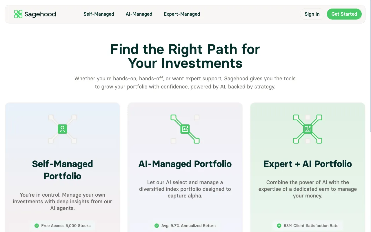 Sagehood AI — preview screenshot