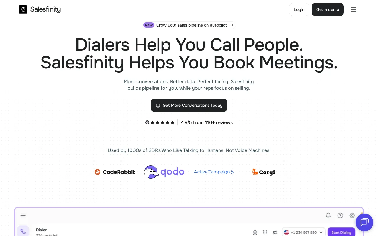 Salesfinity — preview screenshot