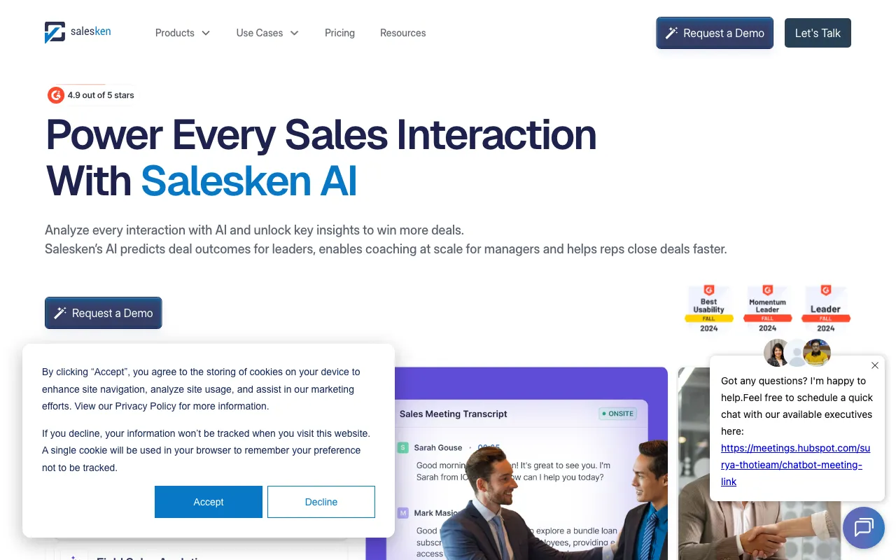 salesken.ai — preview screenshot