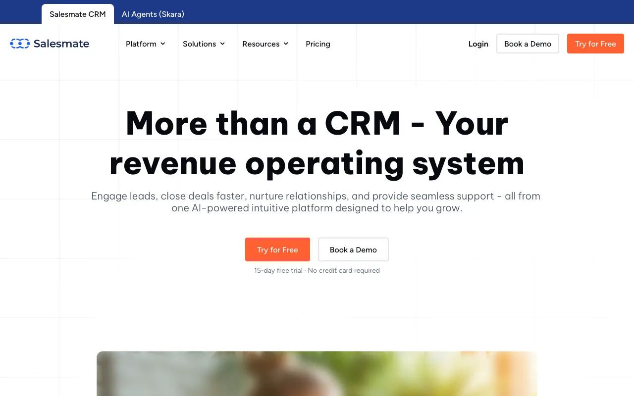 Salesmate CRM — preview screenshot