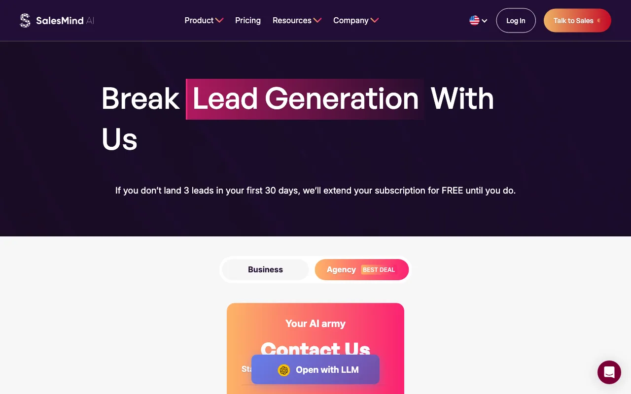SalesMind Ai — pricing page