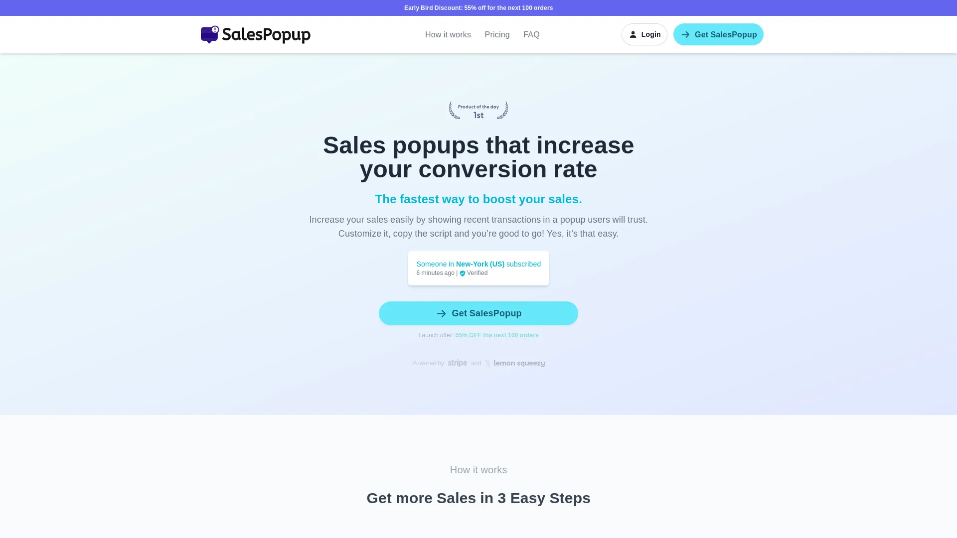 SalesPopup — preview screenshot
