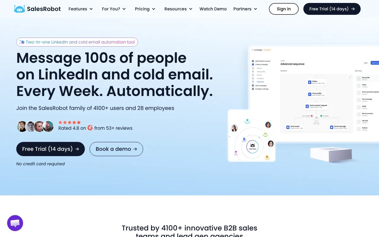 Salesrobot — preview screenshot