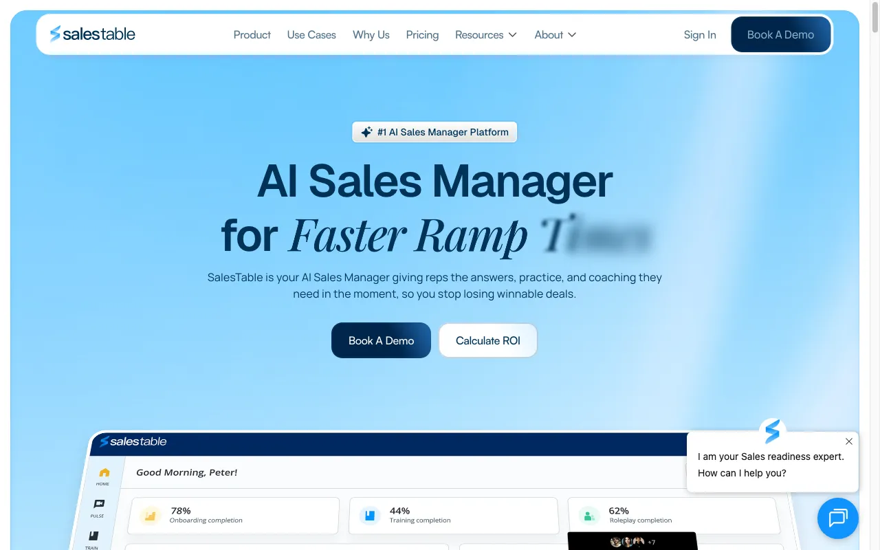 SalesTable AI — preview screenshot