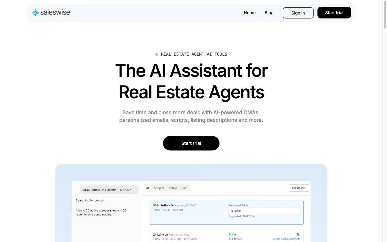 Saleswise — preview screenshot