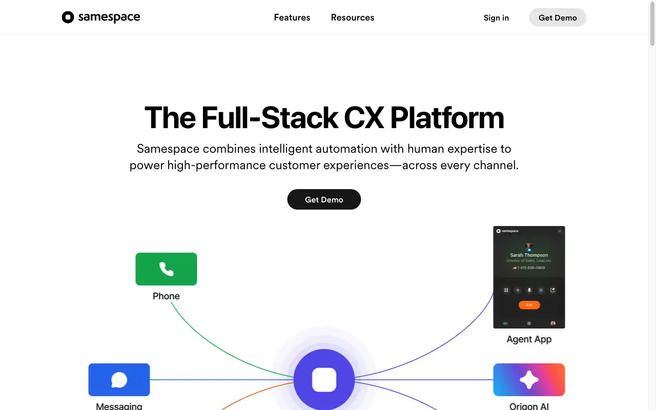 samespace.com — preview screenshot