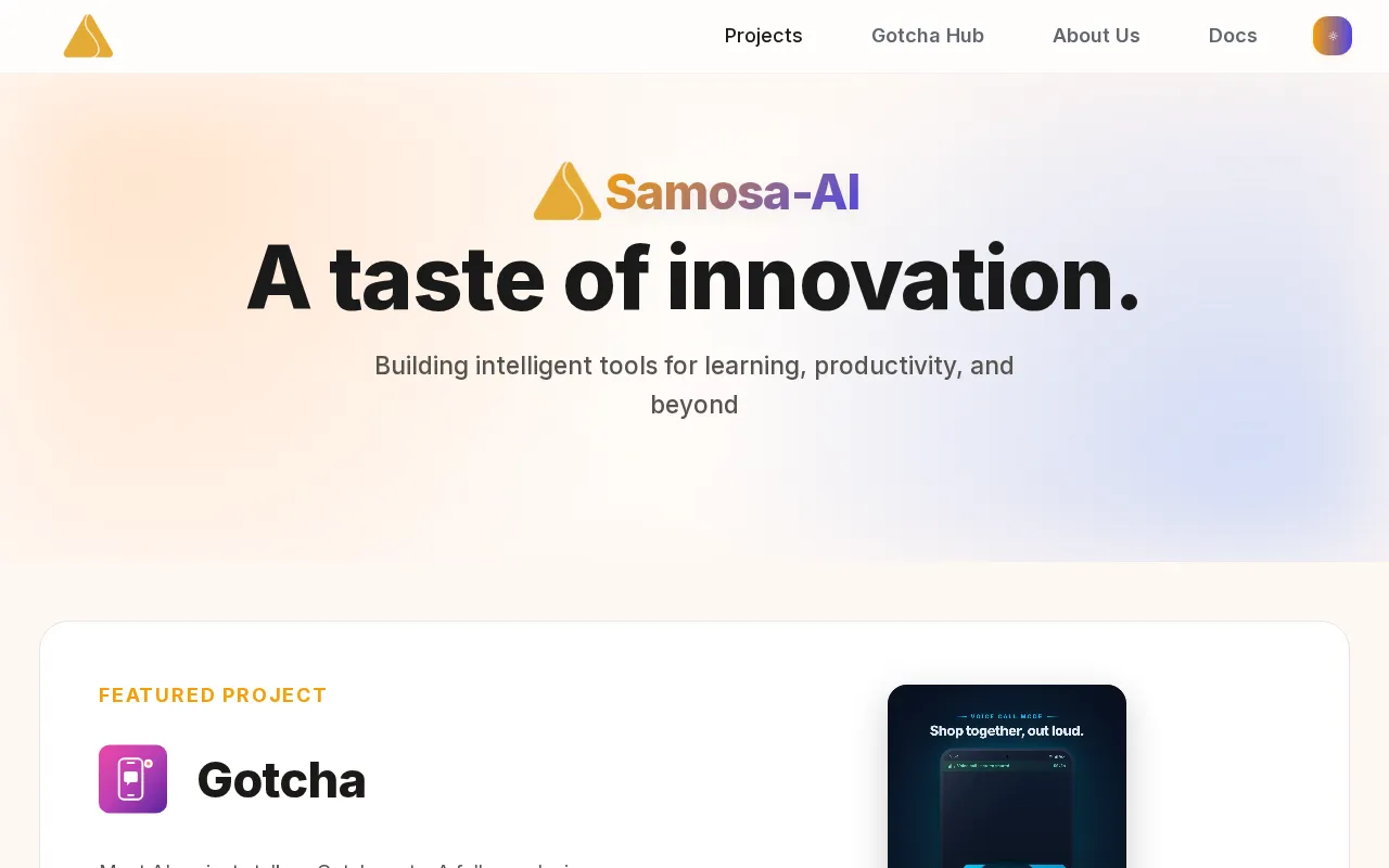 Samosa-AI — preview screenshot