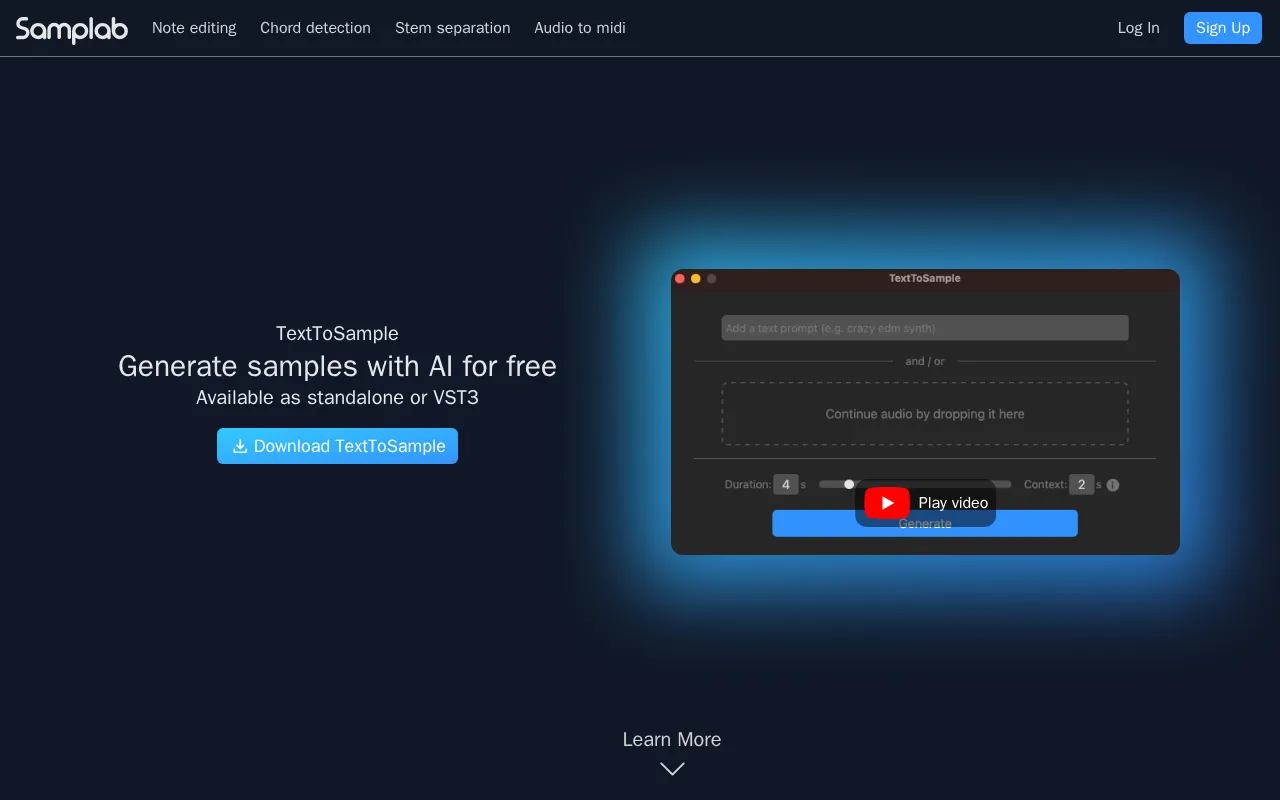 Samplab — preview screenshot