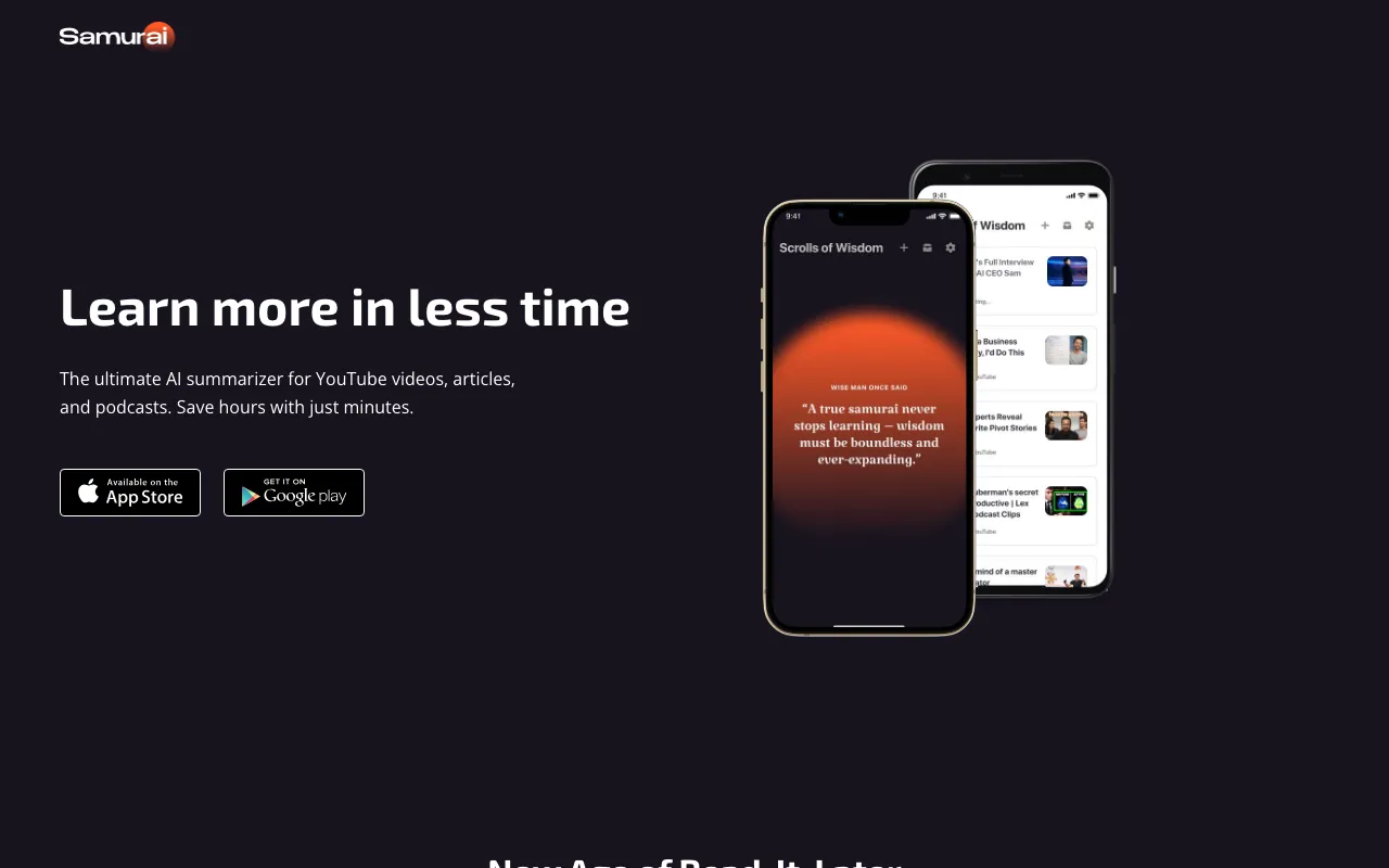 Samurai — preview screenshot
