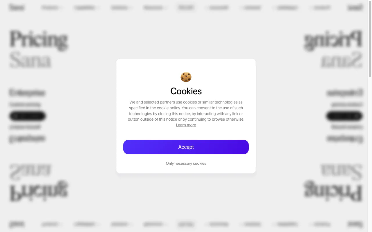Sana Labs — pricing page