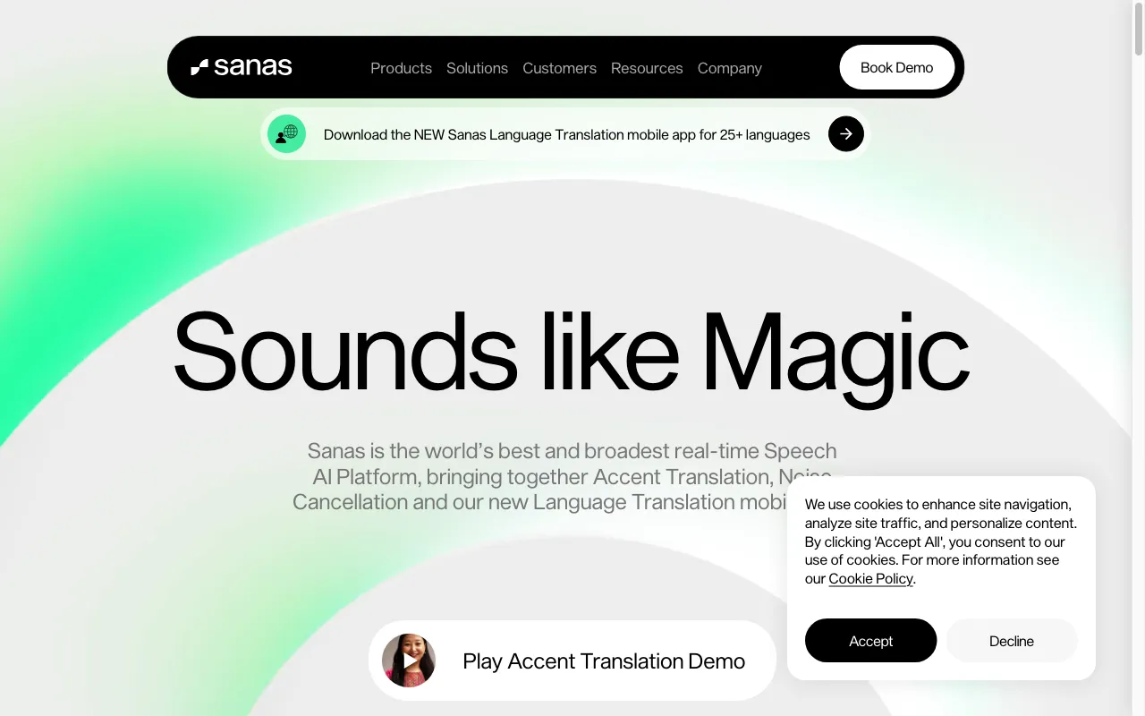 Sanas.ai — preview screenshot