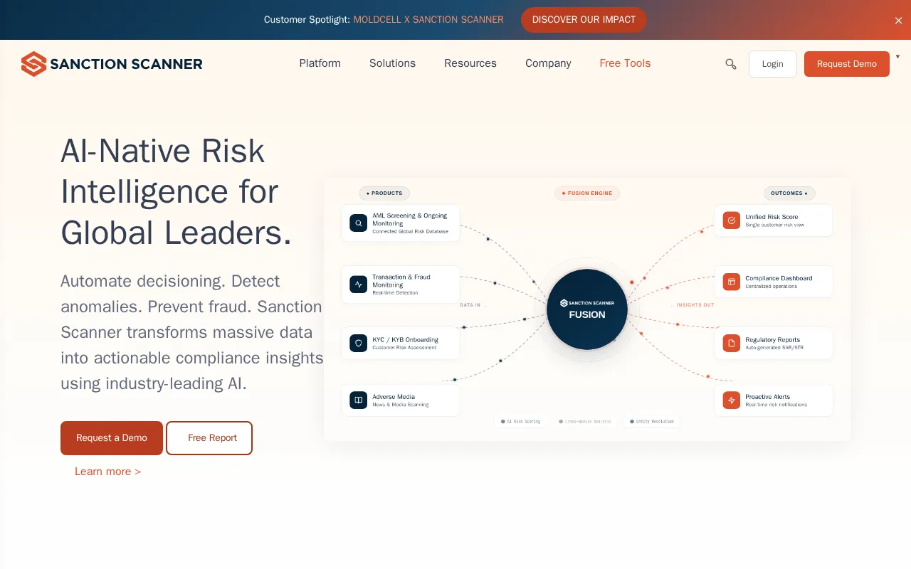 Sanction Scanner — preview screenshot