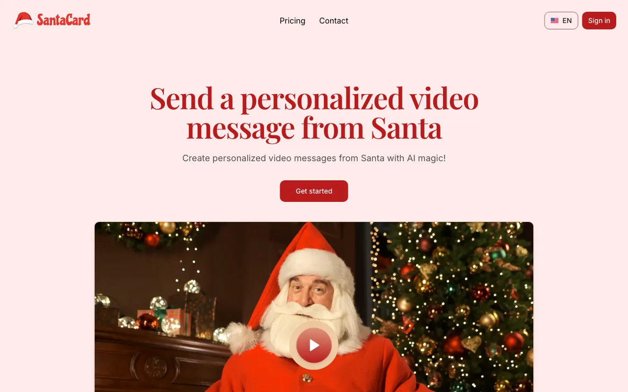 SantaCard — preview screenshot