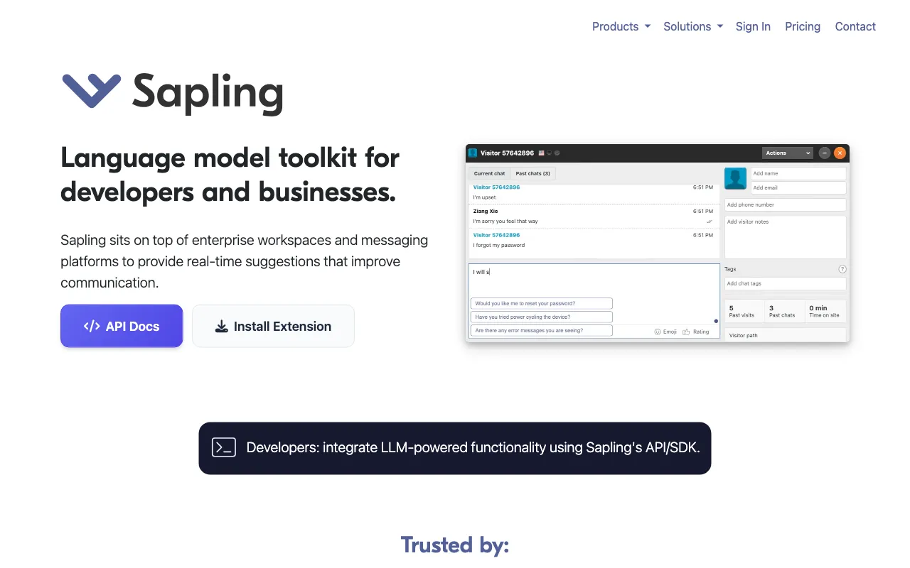Sapling — preview screenshot