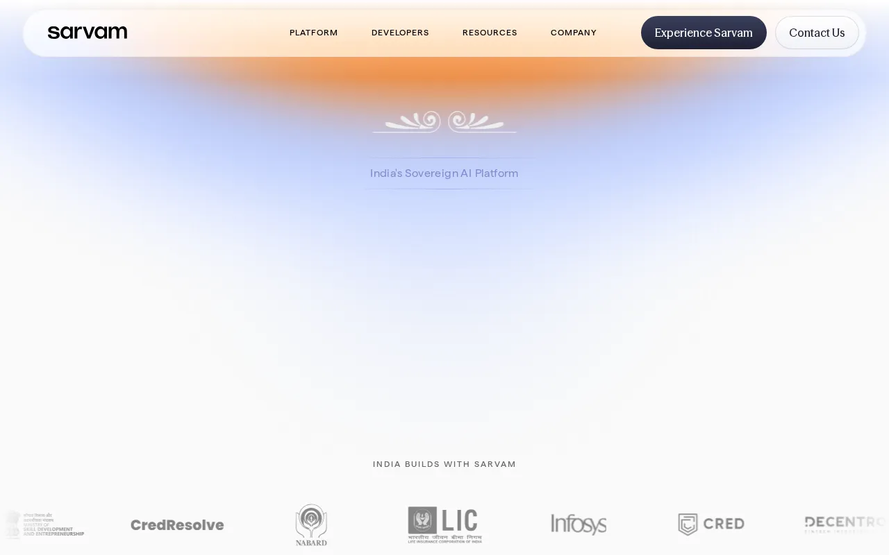 Sarvam AI Speech to Text API — preview screenshot