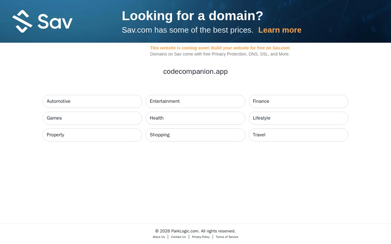 Sav.com — preview screenshot
