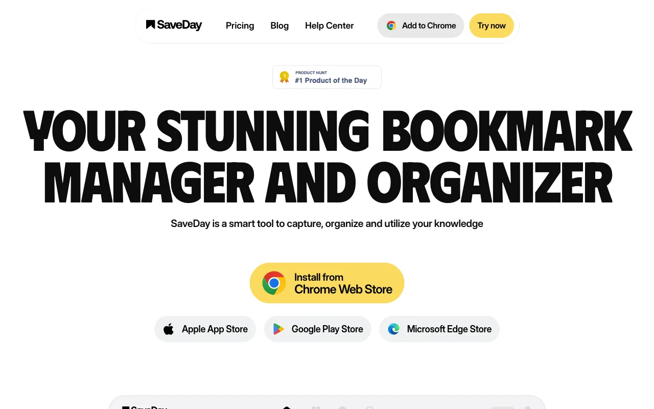 SaveDay — preview screenshot