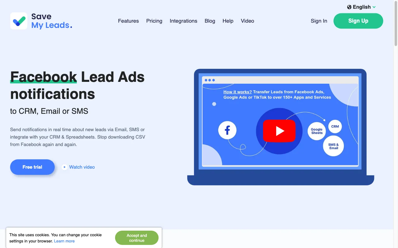 SaveMyLeads — preview screenshot