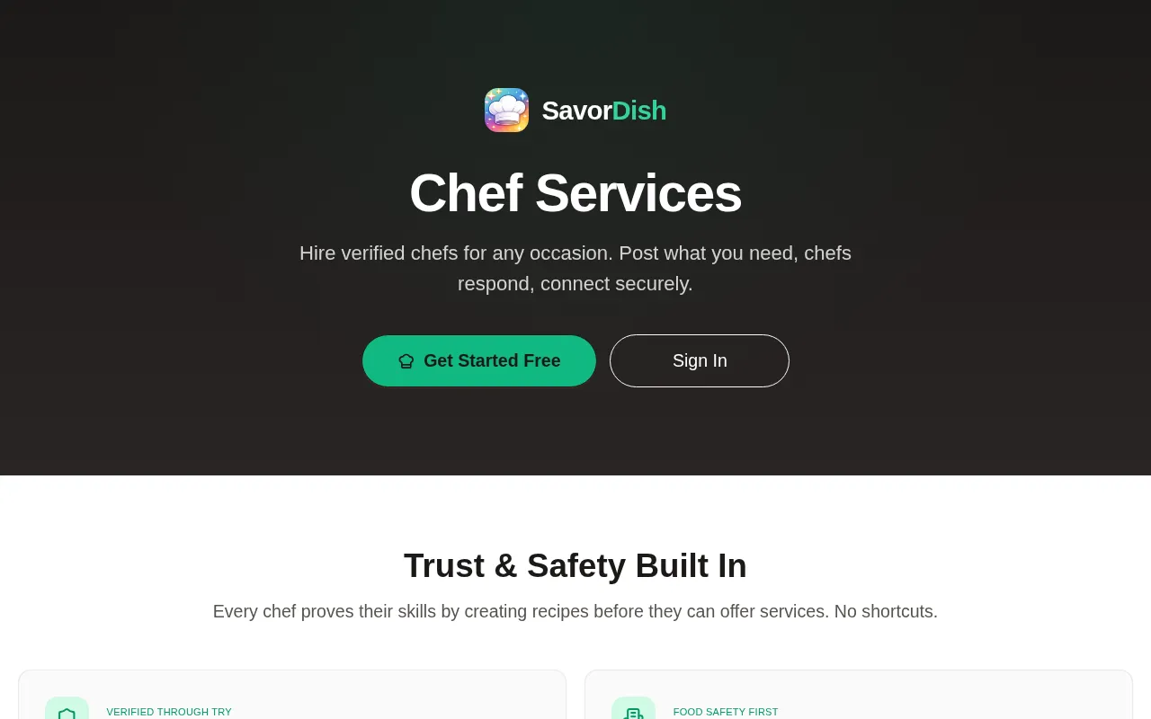 Savor Dish — pricing page