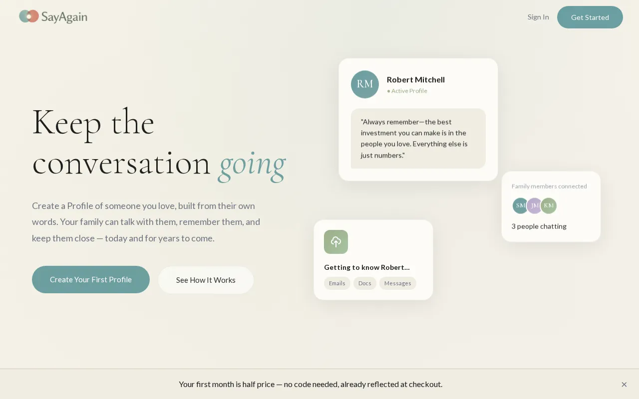 SayAgain — preview screenshot