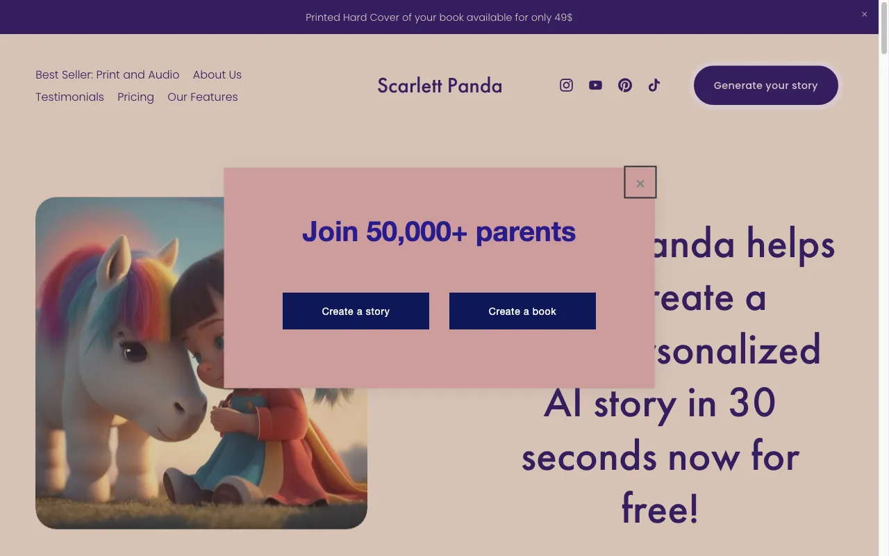 Scarlett Panda — preview screenshot