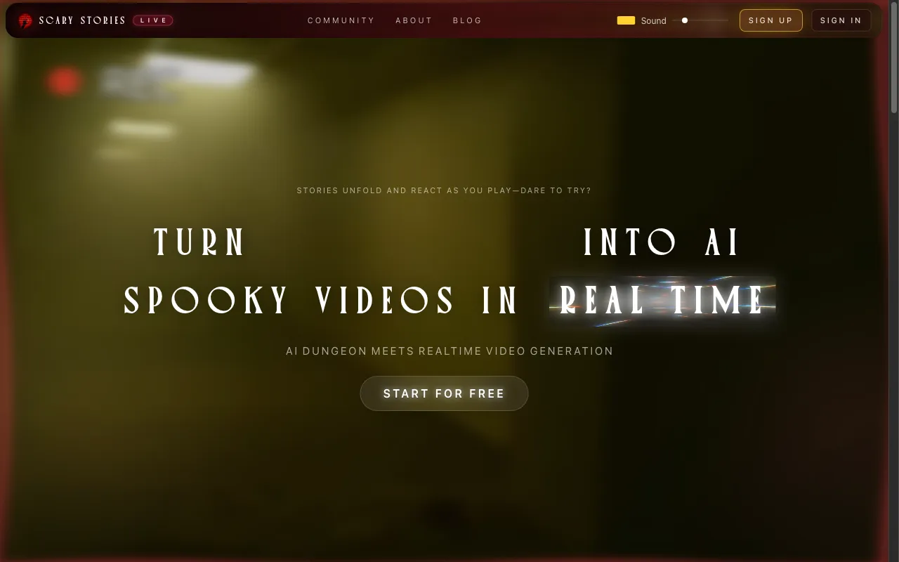 ScaryStories Live — preview screenshot
