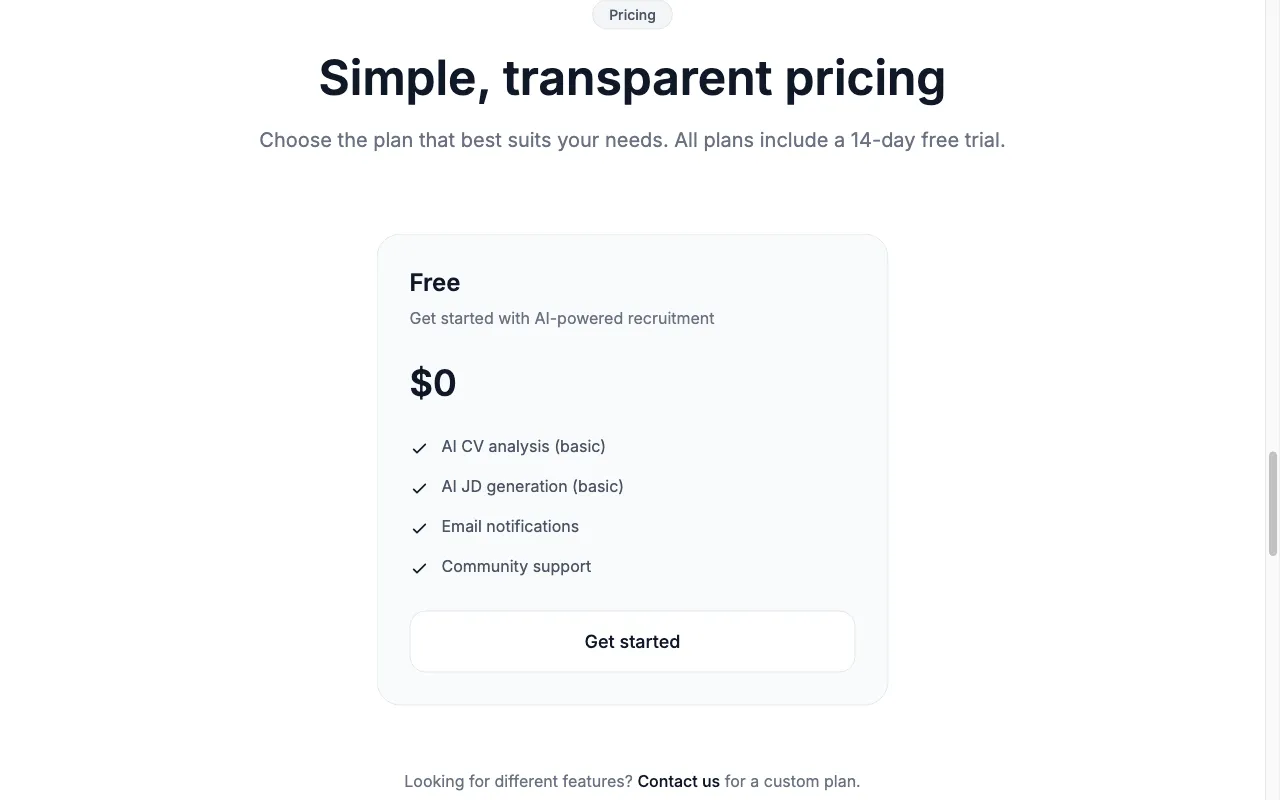 SchedFlow — pricing page
