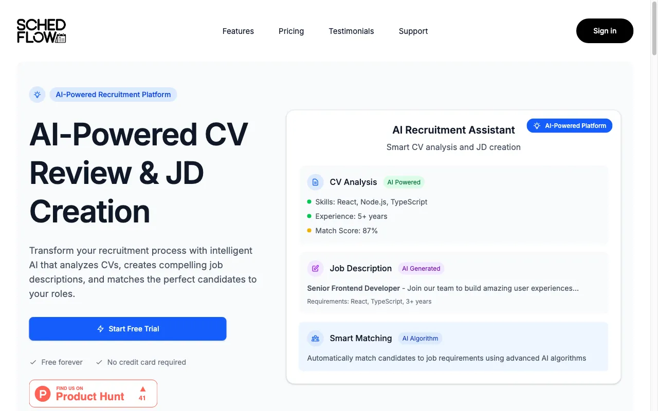 SchedFlow — preview screenshot