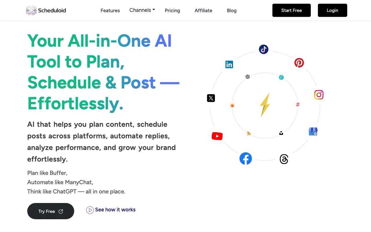 Scheduloid — pricing page