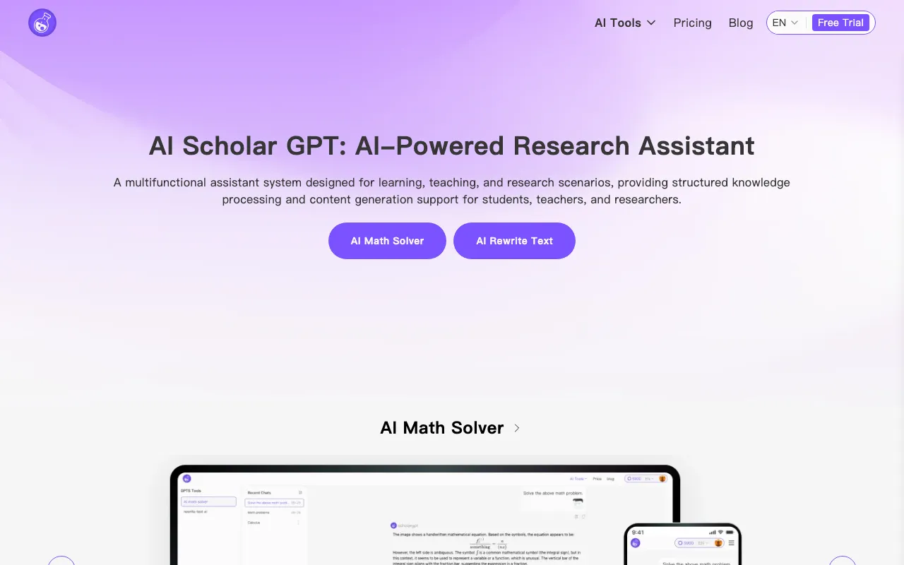 scholargpt.ai — preview screenshot