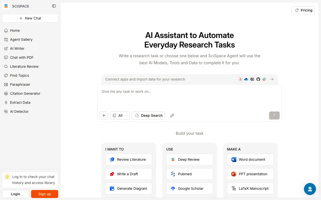SciSpace — preview screenshot