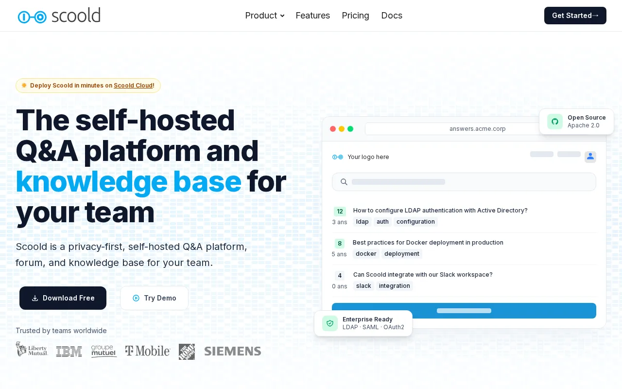 Scoold — preview screenshot