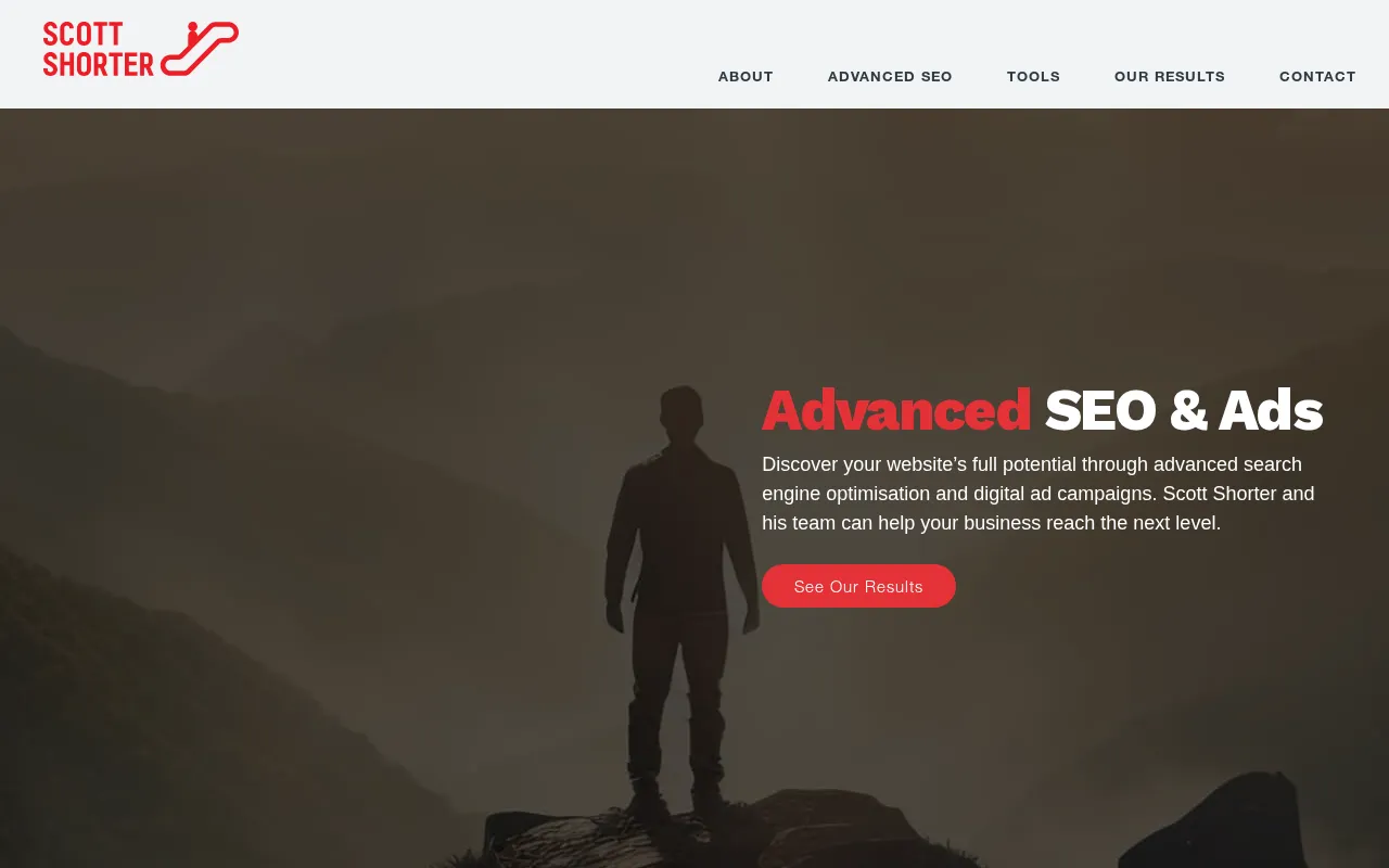 Scott Shorter Advanced SEO — pricing page