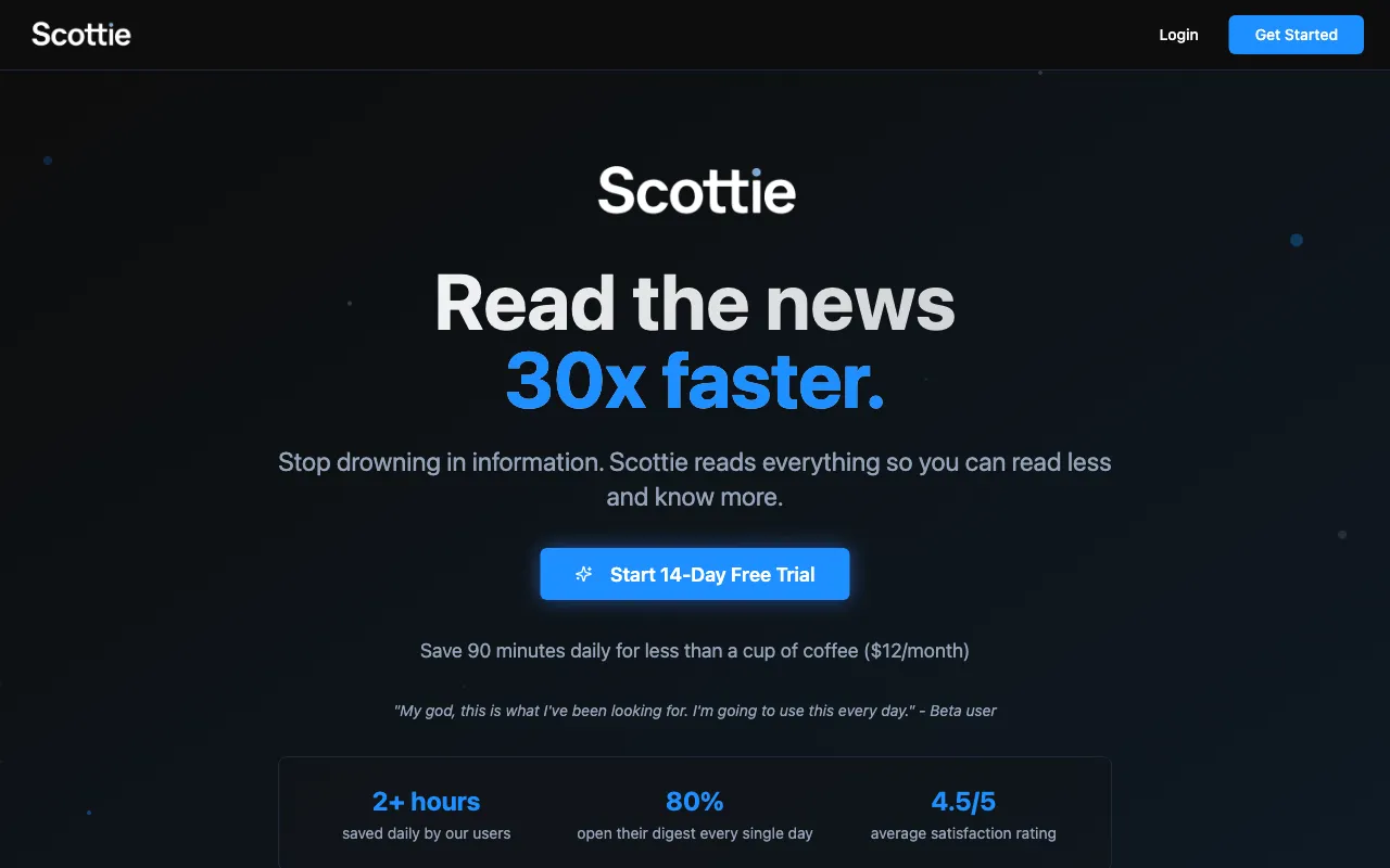 Scottie — preview screenshot