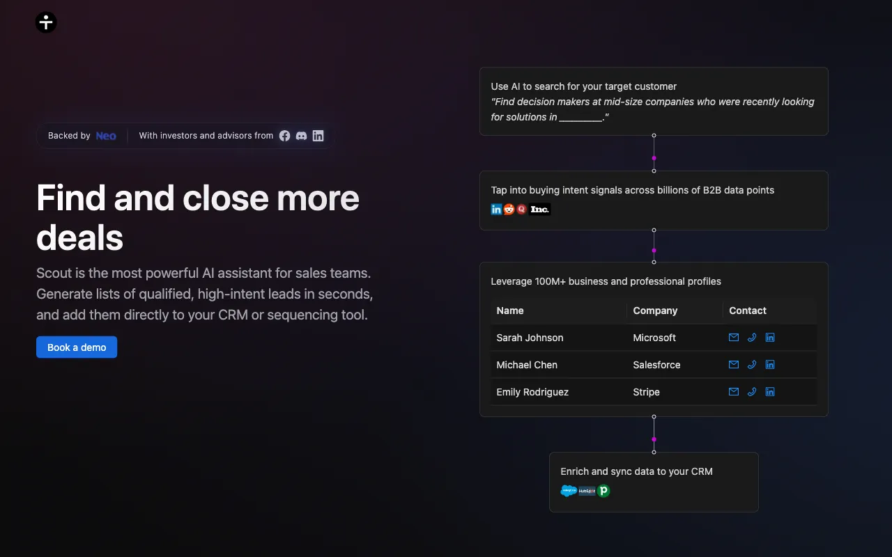 Scout AI — preview screenshot