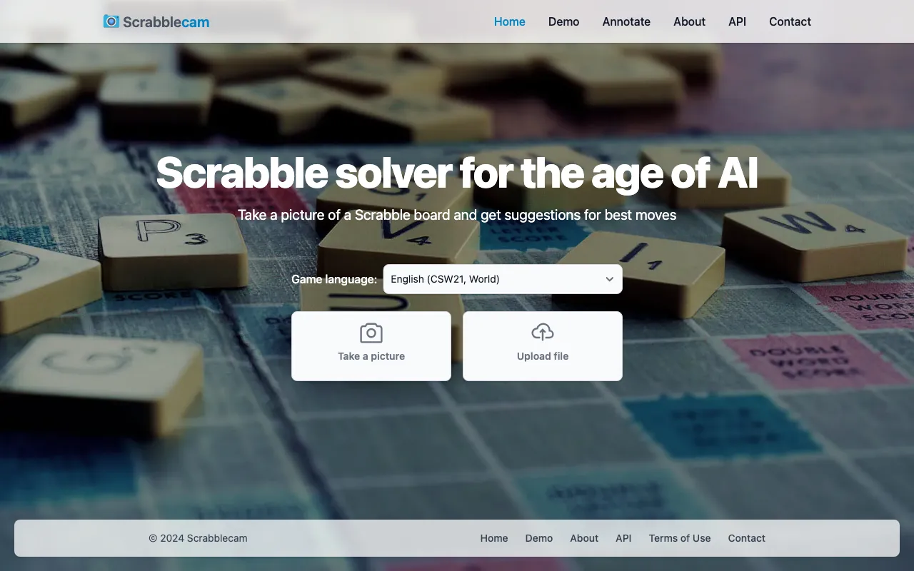 Scrabblecam — preview screenshot