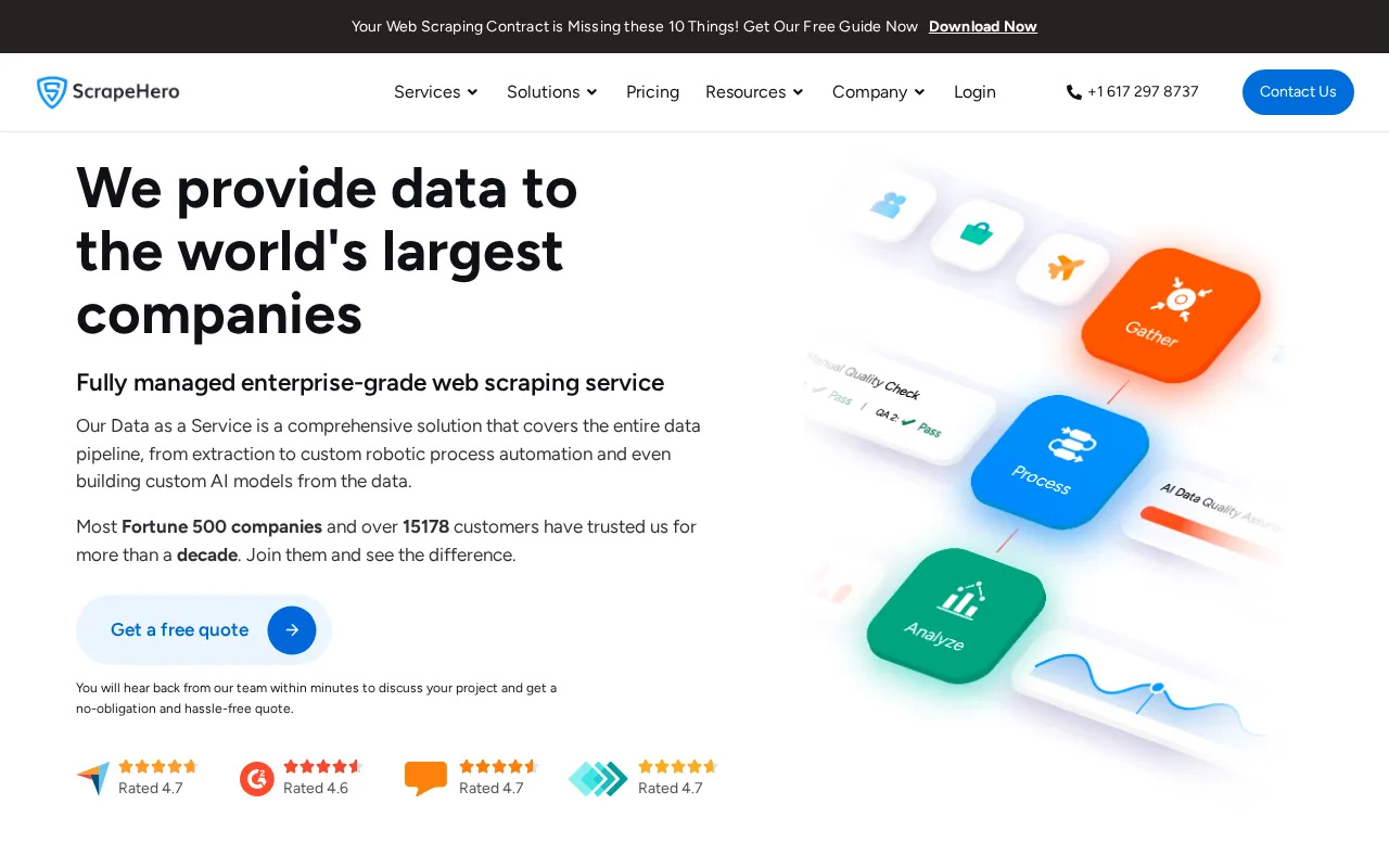 Scrapehero — preview screenshot