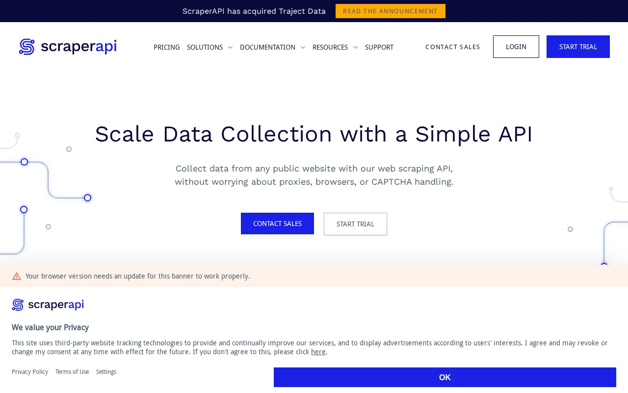 ScraperAPI — preview screenshot