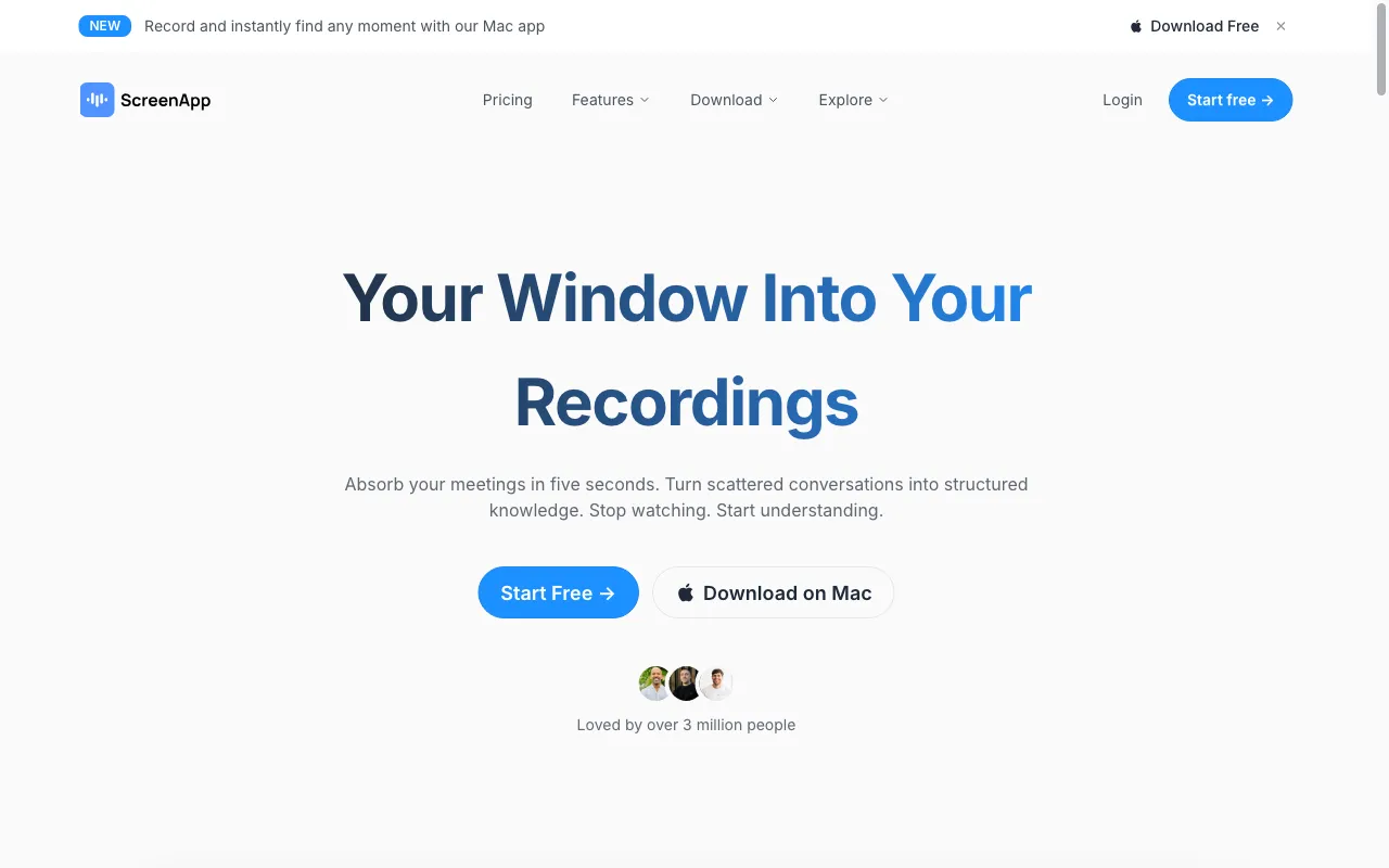 ScreenApp — preview screenshot