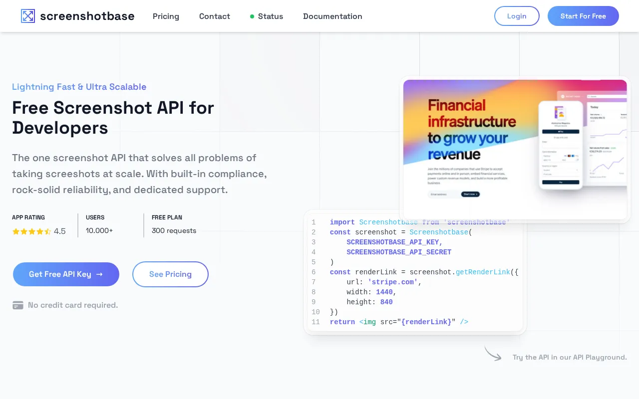 Screenshotbase — preview screenshot
